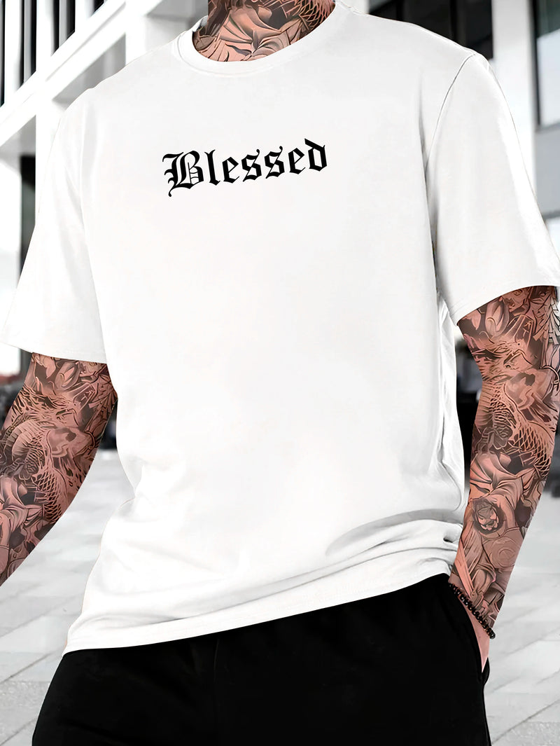 👕 Camiseta Masculina Blessed – Streetwear com Alma.