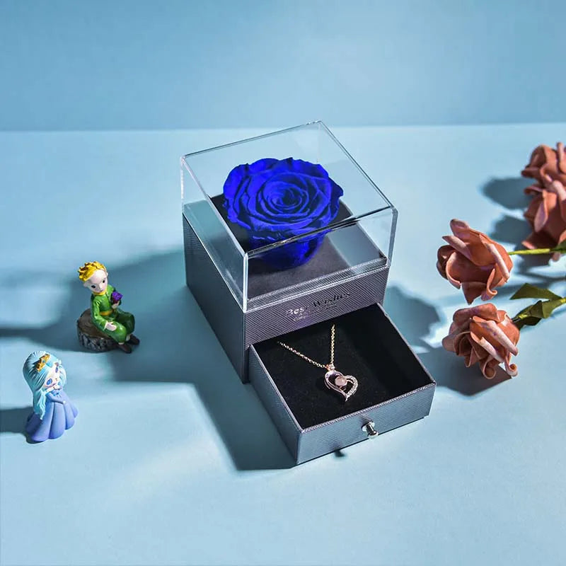 🌹 Caixa de Joias Eternal Rose — Onde o Amor se Torna Eterno