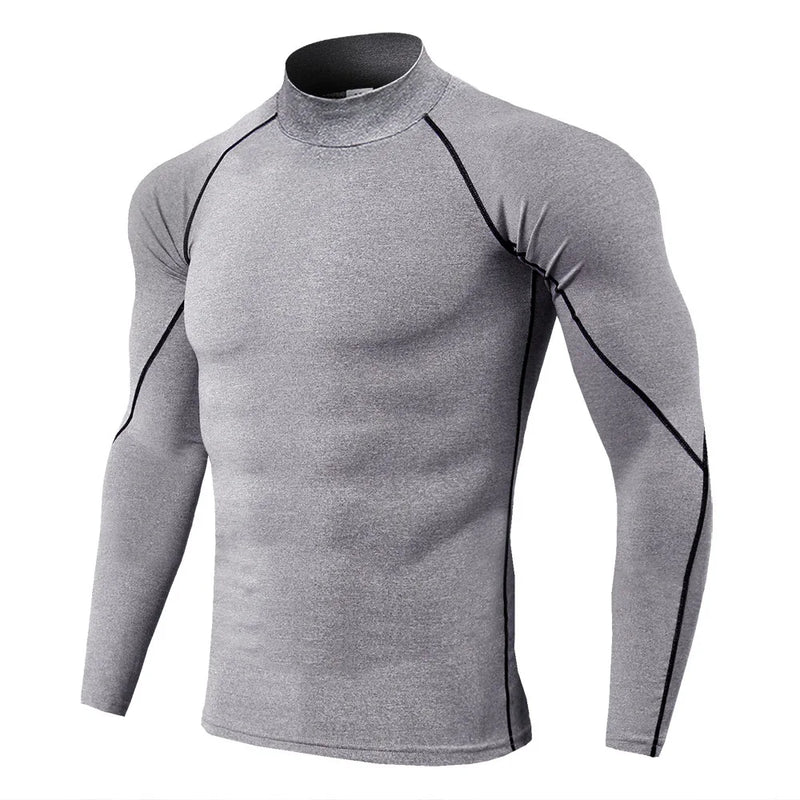 🔥 Camiseta Esportiva Masculina de Compressão – Onde Corpo, Alma e Superação se Encontram