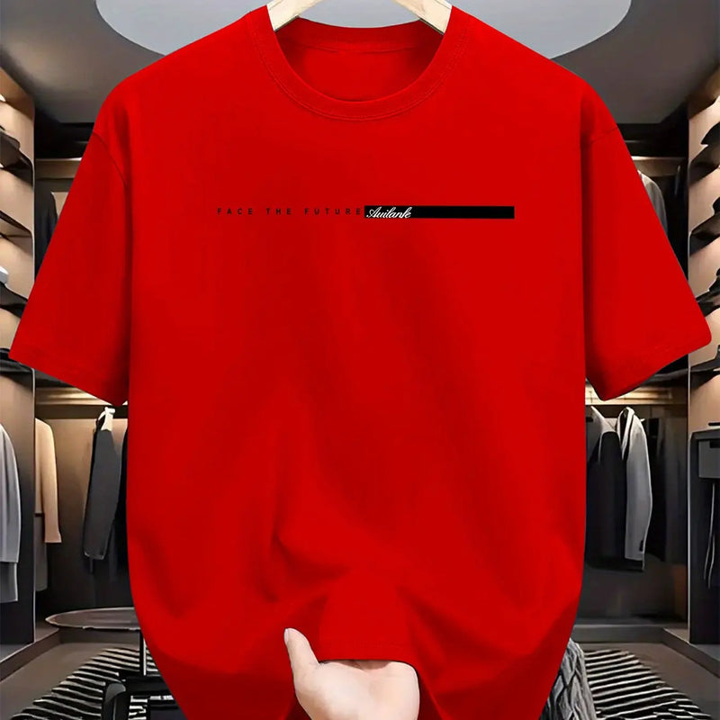 Camiseta masculina de verão 100% algodão - 🏙️ Estilo High Street Unissex: Para Quem Não Se Encaixa, Se Destaca
