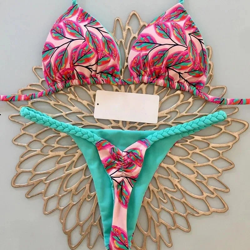 🔥 Novo Biquíni Sexy Feminino – Conjunto de Duas Peças Para Férias, Praia & Autoestima
