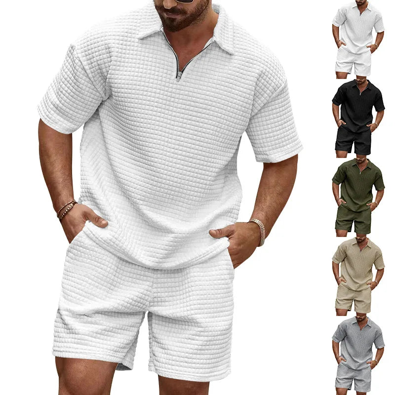 🌞 Conjunto Esportivo Polo Masculino Verão 2025