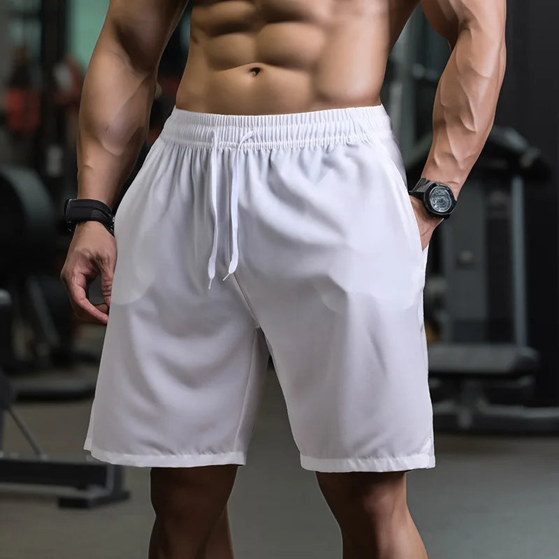 SHORTS ESPORTIVOS MASCULINOS 2025 - TECIDO RESPIRÁVEL INTELIGENTE.