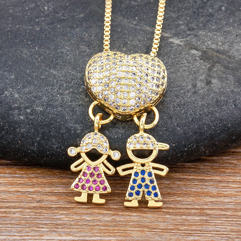 COLAR AMOR DE MÃE BNHADO A OURO 18K