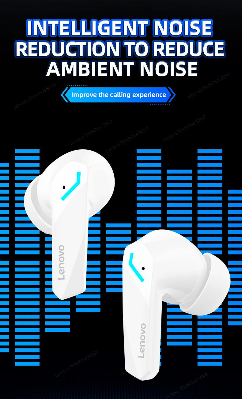 Lenovo GM2 Pro Gaming Earphones Bluetooth 5.3 Sport Headset Dual Mode HD Call Noise Reduction Earbuds with Mic For iPhone 2025