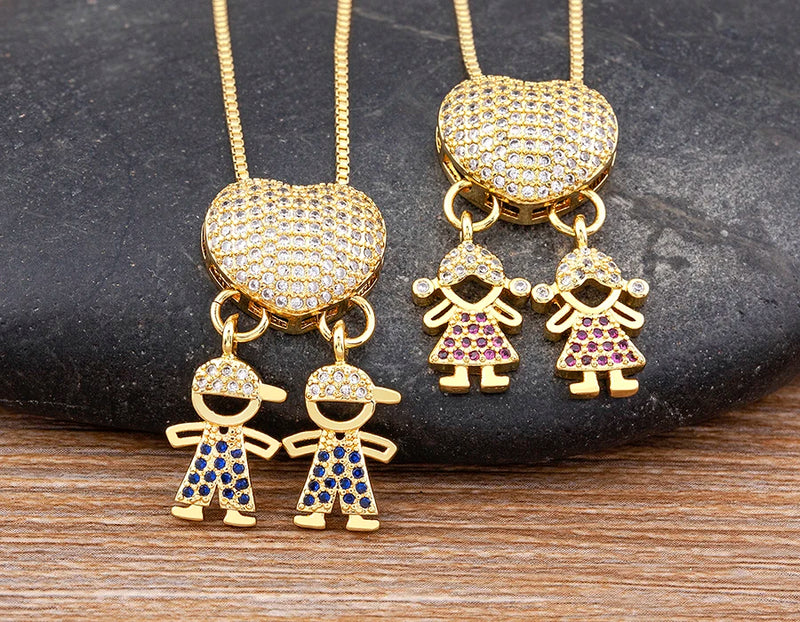 COLAR AMOR DE MÃE BNHADO A OURO 18K