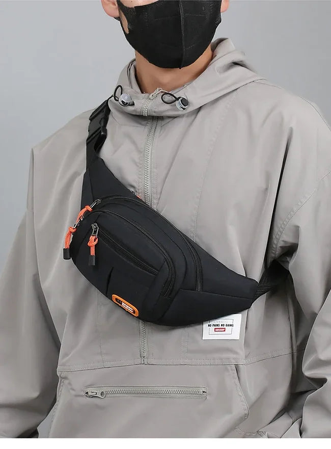 Bolsa de Cintura Oxford Impermeável Unissex – A Escolha Inteligente Para Quem Precisa de Praticidade, Segurança e Estilo em Qualquer Situação!