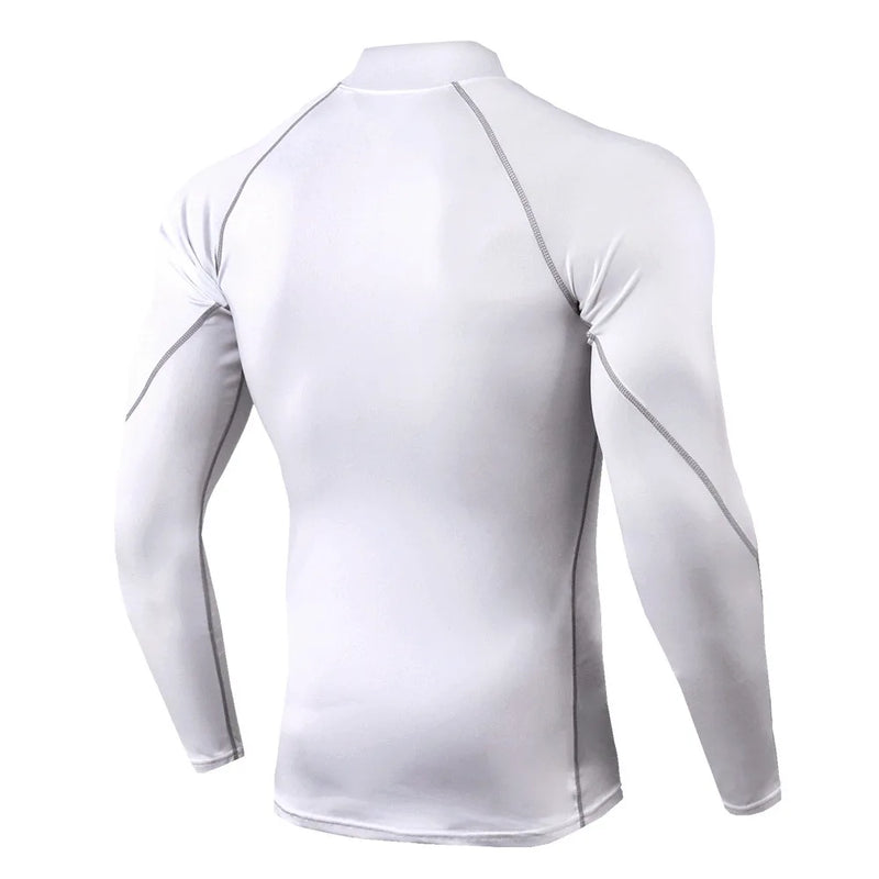 🔥 Camiseta Esportiva Masculina de Compressão – Onde Corpo, Alma e Superação se Encontram