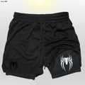 🕷️ 2099 Spider Sport Shorts 2 em 1 — Mais que um Short, Uma Armadura da Nova Era Masculina