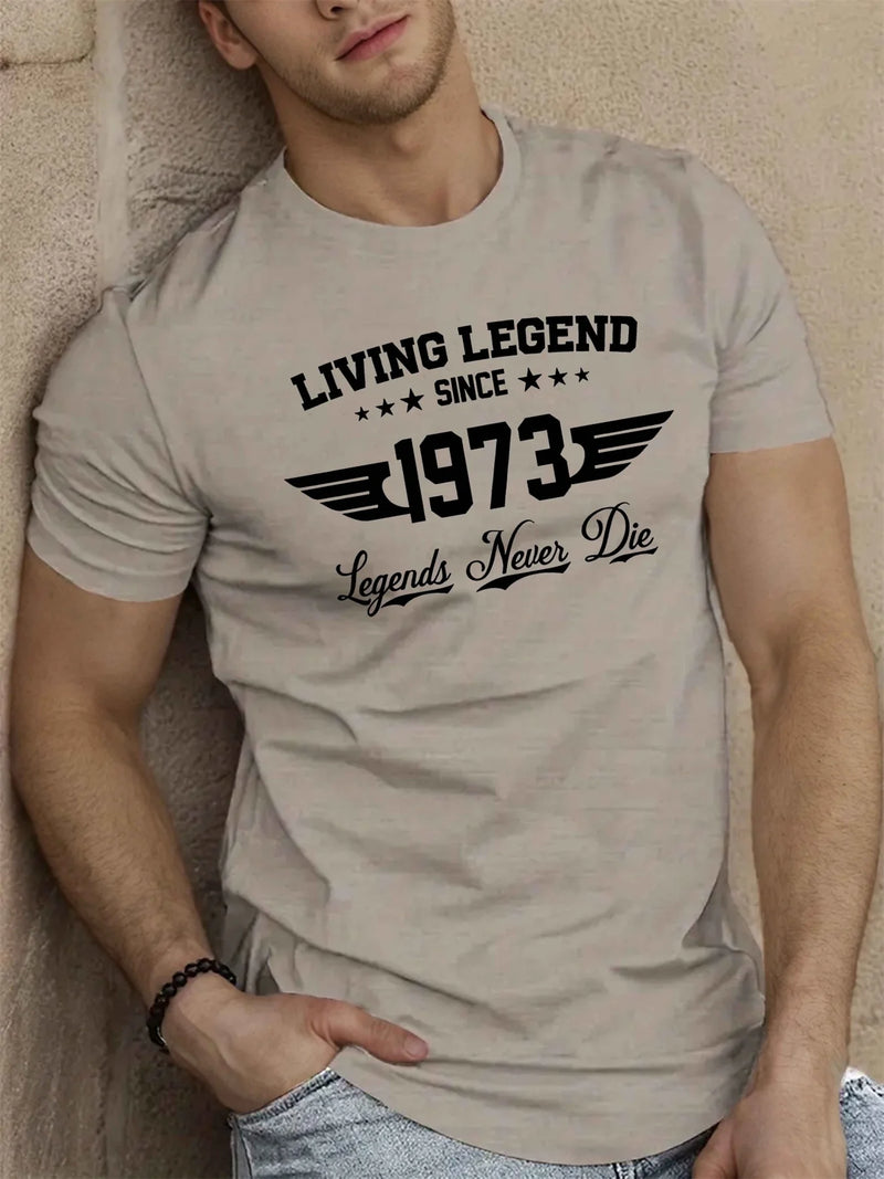 🔥 Camiseta Masculina "SINCE 1973" – Muito Além do Algodão. Um Manifesto de Liberdade.