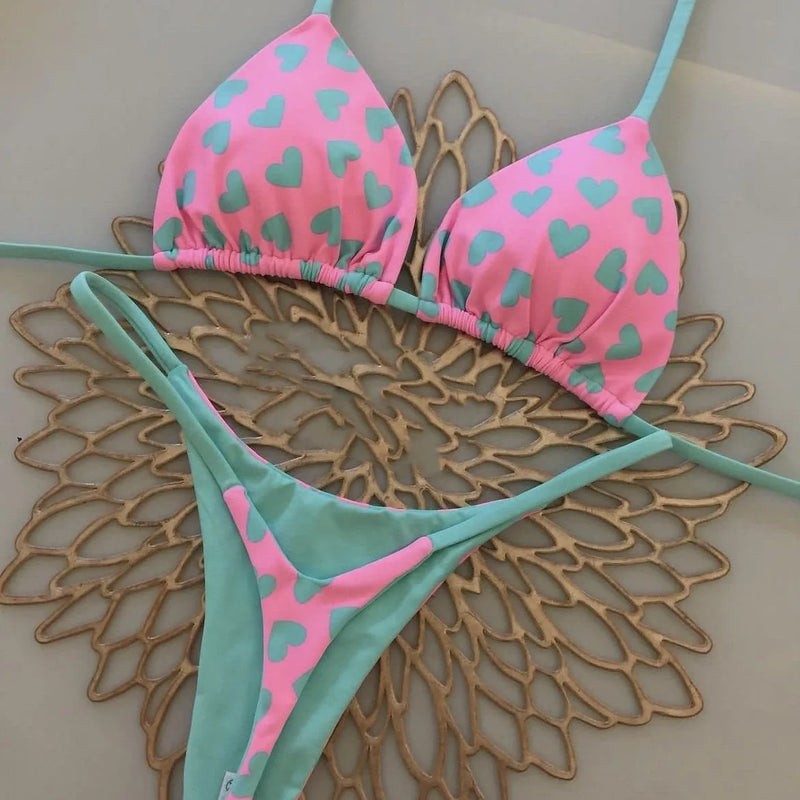 🔥 Novo Biquíni Sexy Feminino – Conjunto de Duas Peças Para Férias, Praia & Autoestima