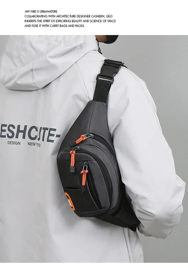 Bolsa de Cintura Oxford Impermeável Unissex – A Escolha Inteligente Para Quem Precisa de Praticidade, Segurança e Estilo em Qualquer Situação!