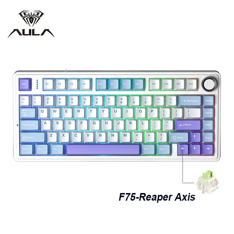 Teclado Mecânico Gamer AULA F75 – A Arma Suprema Para Quem Leva os Jogos a Sério