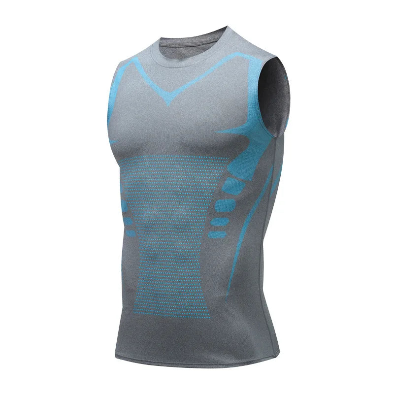 Camiseta de compressão masculina para academia — Mais que uma camiseta. Um chamado à sua melhor versão.