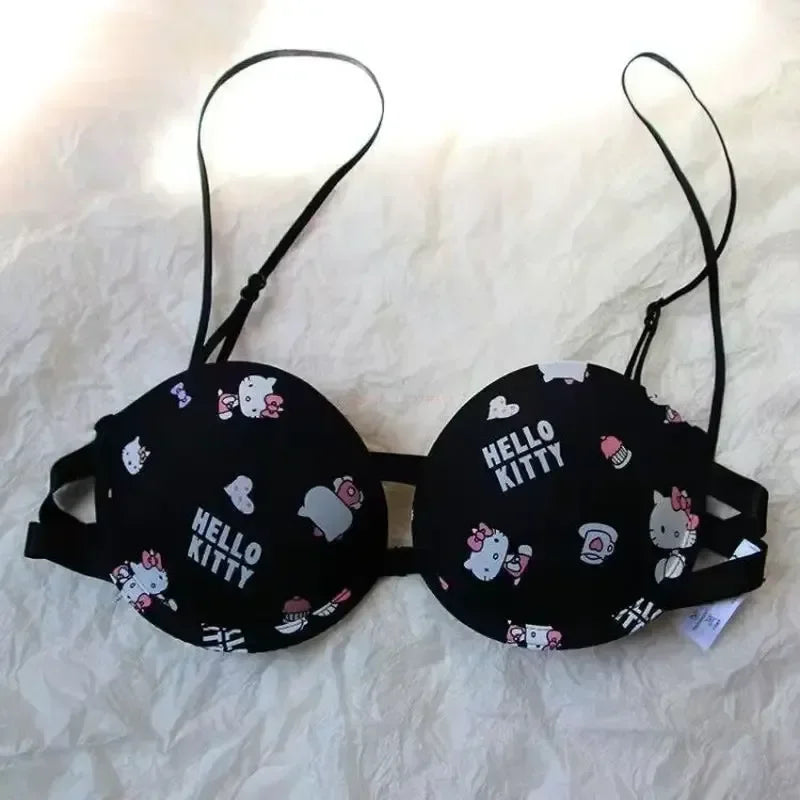 🌸 Conjunto de Sutiã Sanrio Hello Kitty – Sweet Underwear (fofo, sensual, push-up, presente para meninas) 🌸