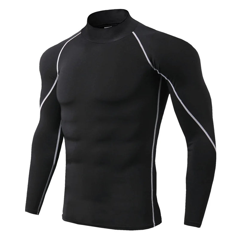 🔥 Camiseta Esportiva Masculina de Compressão – Onde Corpo, Alma e Superação se Encontram