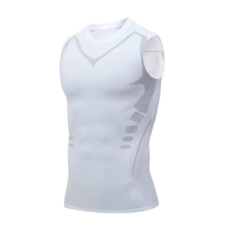 Camiseta de compressão masculina para academia — Mais que uma camiseta. Um chamado à sua melhor versão.