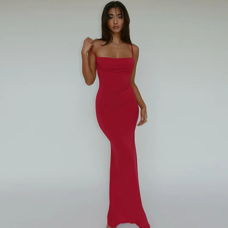 Vestido CAKULO 2025 – Maxi Bodycon Y2K