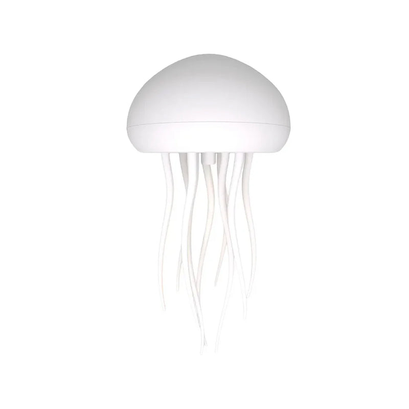 Luz Noturna de Desenho Animado de Água-viva RGB com Controle de Voz – Lâmpada de Cabeceira Tipo C, LED Noturna, Umidificador e Bluetooth Atualizado.