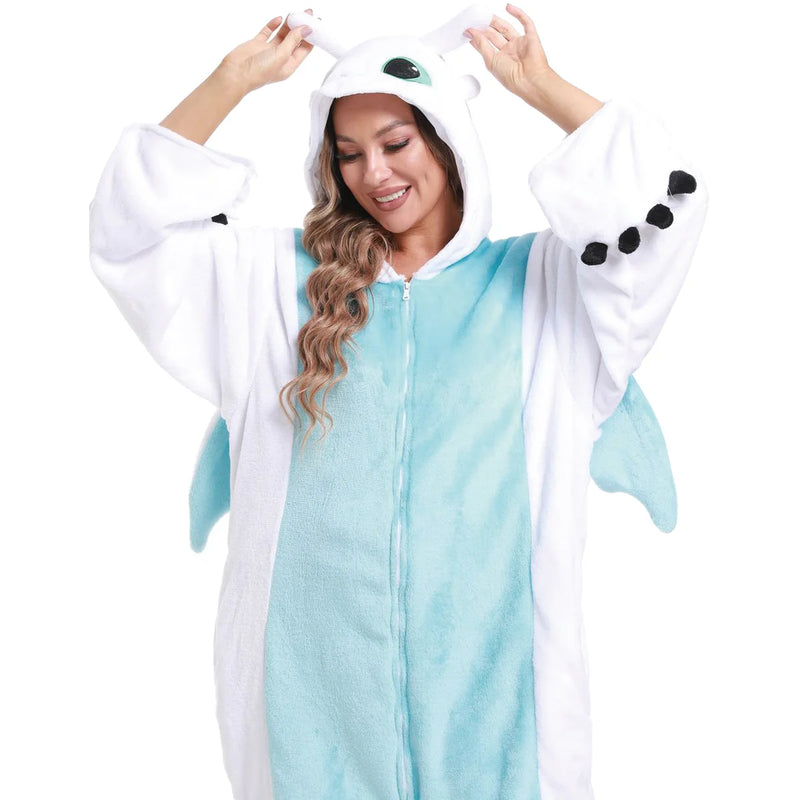 Pijama Kigurumi Onesie de Dragão (Como Treinar o Seu Dragão / Banguela)