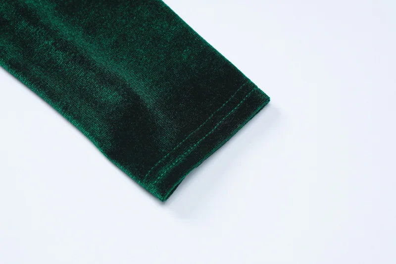 ✨ Vestido Midi de Veludo Dulzura — Primavera/Verão 2025