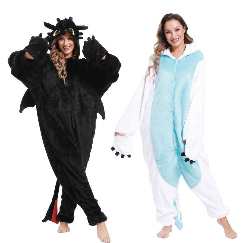 Pijama Kigurumi Onesie de Dragão (Como Treinar o Seu Dragão / Banguela)