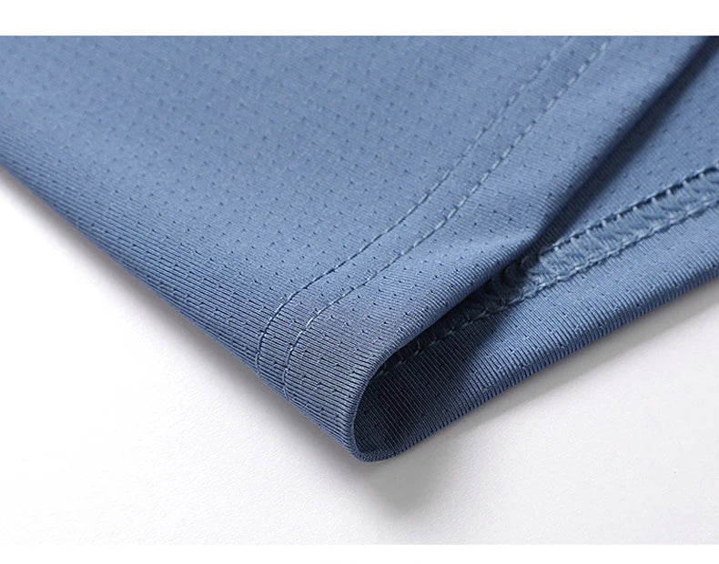 CHRLCK – Camiseta masculina esportiva de secagem rápida, respirável, com elasticidade macia para caminhada, pesca e esportes ao ar livre