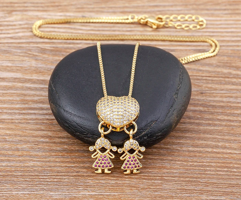COLAR AMOR DE MÃE BNHADO A OURO 18K