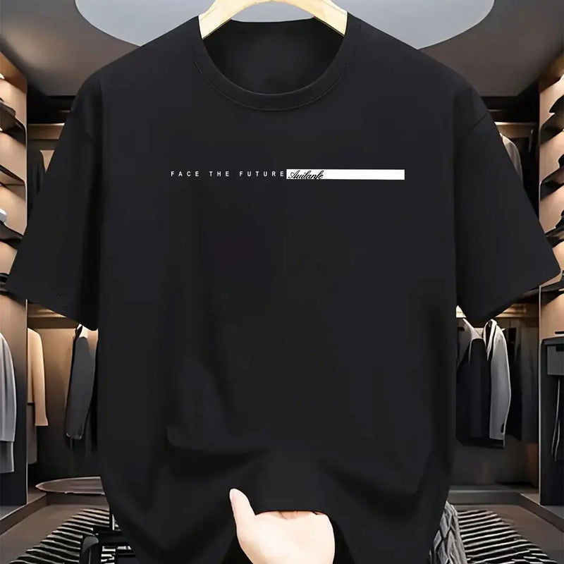 Camiseta masculina de verão 100% algodão - 🏙️ Estilo High Street Unissex: Para Quem Não Se Encaixa, Se Destaca