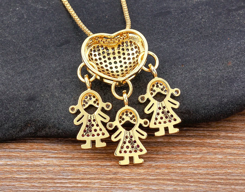 COLAR AMOR DE MÃE BNHADO A OURO 18K