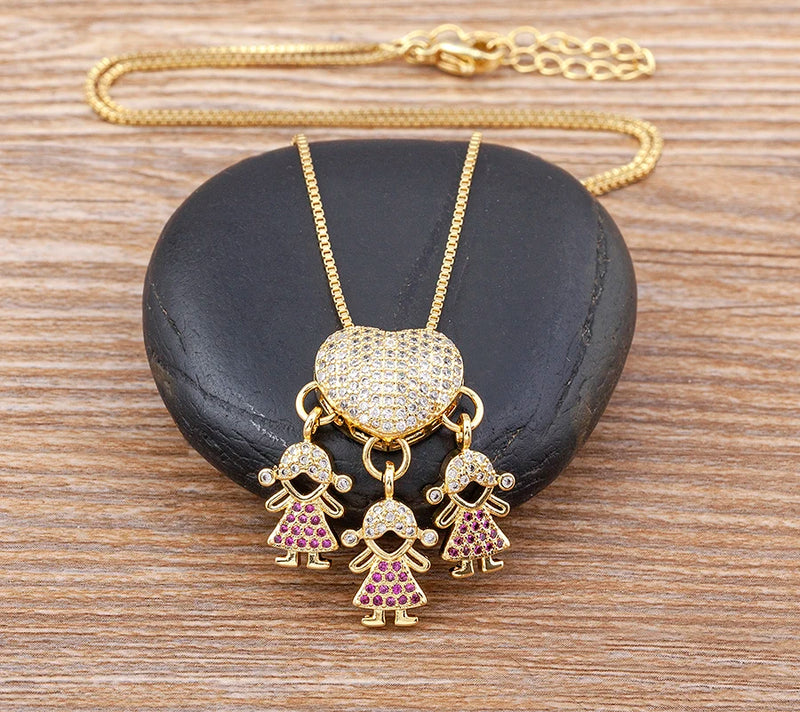 COLAR AMOR DE MÃE BNHADO A OURO 18K