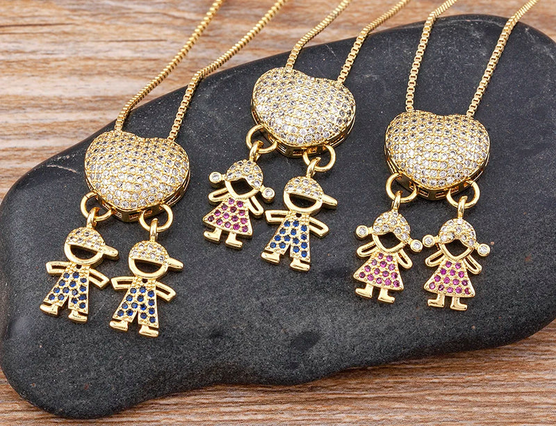 COLAR AMOR DE MÃE BNHADO A OURO 18K