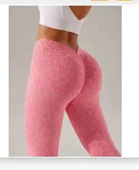 🐆 Legging Oncinha SoulFit™ – Cintura em V e sem costura