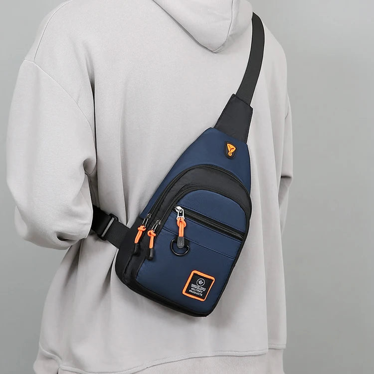 Bolsa de Ombro Masculina Esportiva à Prova d’Água – A Escolha Inteligente para Homens Ativos e Preparados!