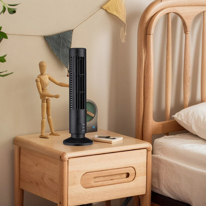 🌬️ O Respiro que Sua Alma Pediu – Ventilador de Torre LED Sem Lâminas. Silencioso. Seguro. Sofisticado. Pensado para o seu bem-estar.