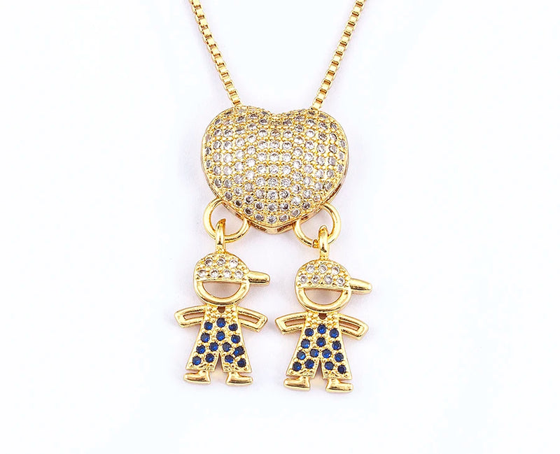 COLAR AMOR DE MÃE BNHADO A OURO 18K