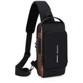 Descubra a Nova Era do Estilo e Segurança Masculina — Bolsa Transversal de Couro PU Antifurto, Clássica e Multifuncional