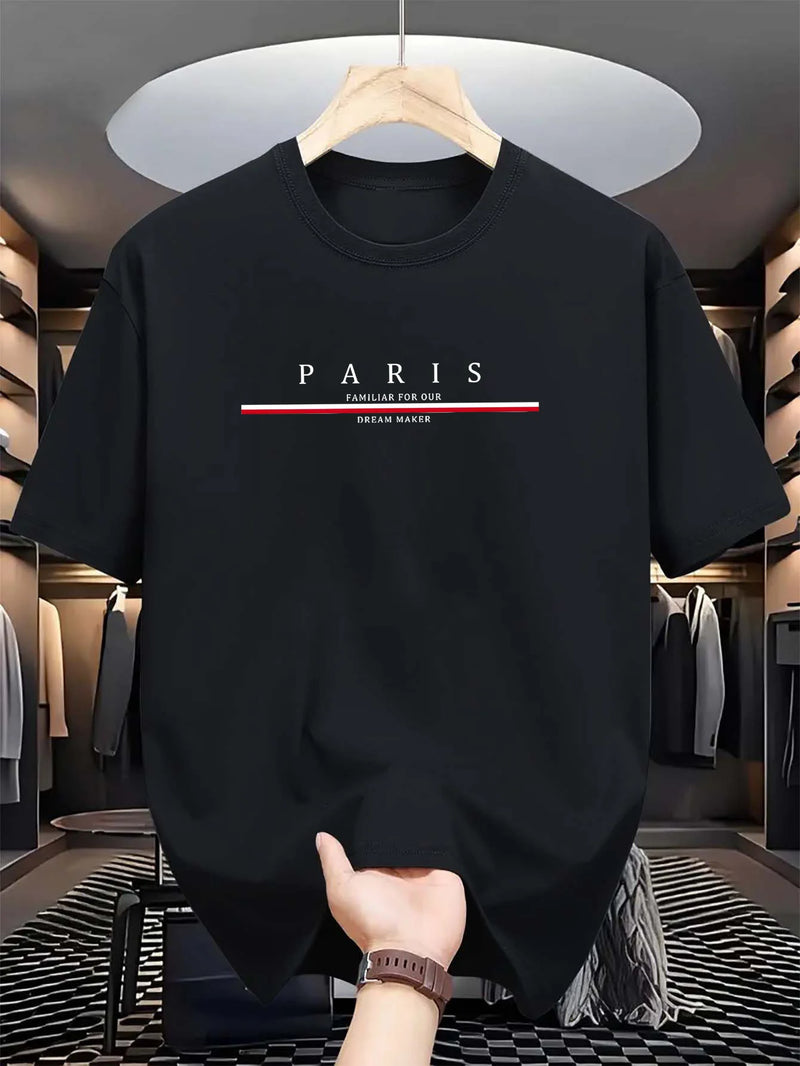 CAMISETA MASCULINA 100% ALGODÃO PARIS — MAIS DO QUE ROUPA, UM ESTADO DE ESPÍRITO.