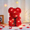 Urso de pelúcia artificial de 25 cm com caixa de presente romântico - 🧸 Mais que um Presente: Um Gesto que Fala com a Alma