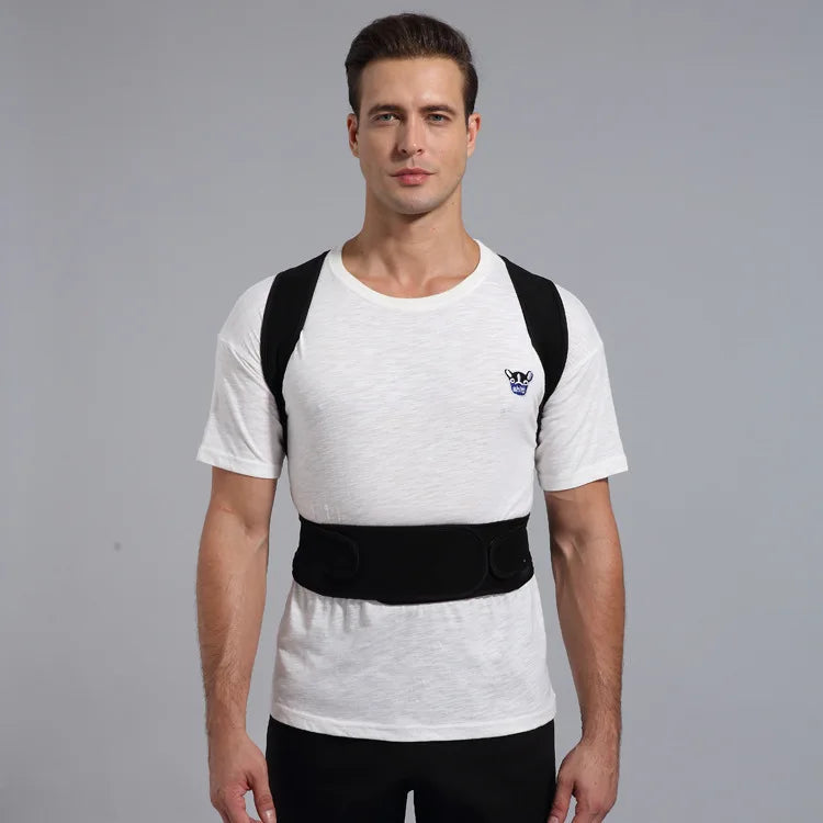 Corretor de Postura Masculino/Feminino Ajustável – Corset Costas, Cinta Lombar, Suporte Reto, Respirável (P-XXXL)