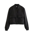 ✨ TRAF 2025 Jaqueta Bomber Feminina Branca – Mais do que uma peça de roupa. Um abrigo para a alma.