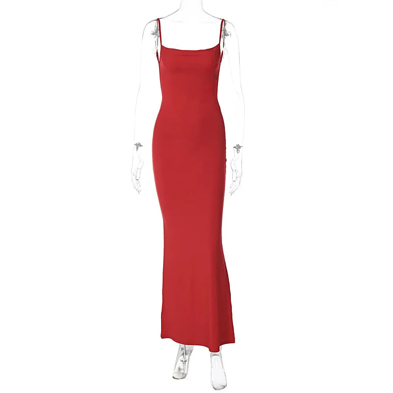 Vestido CAKULO 2025 – Maxi Bodycon Y2K