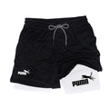 shorts masculinos 2 em 1 de camada dupla, compressão e secagem rápida (M a 3XL)