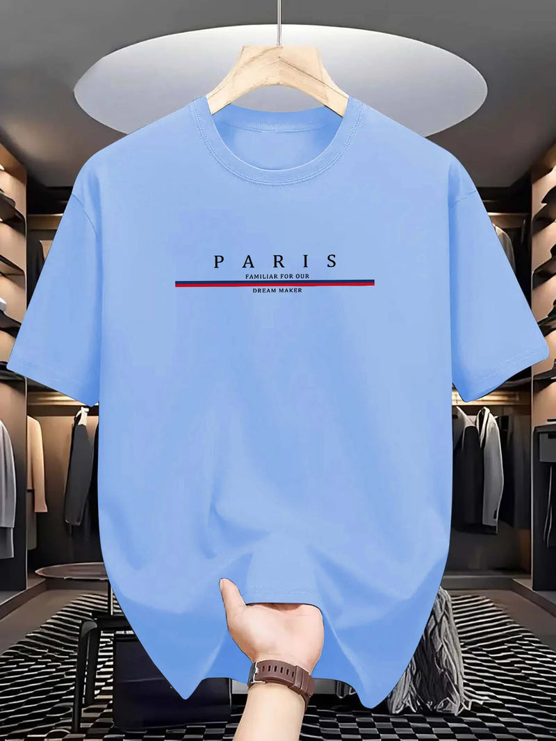 CAMISETA MASCULINA 100% ALGODÃO PARIS — MAIS DO QUE ROUPA, UM ESTADO DE ESPÍRITO.