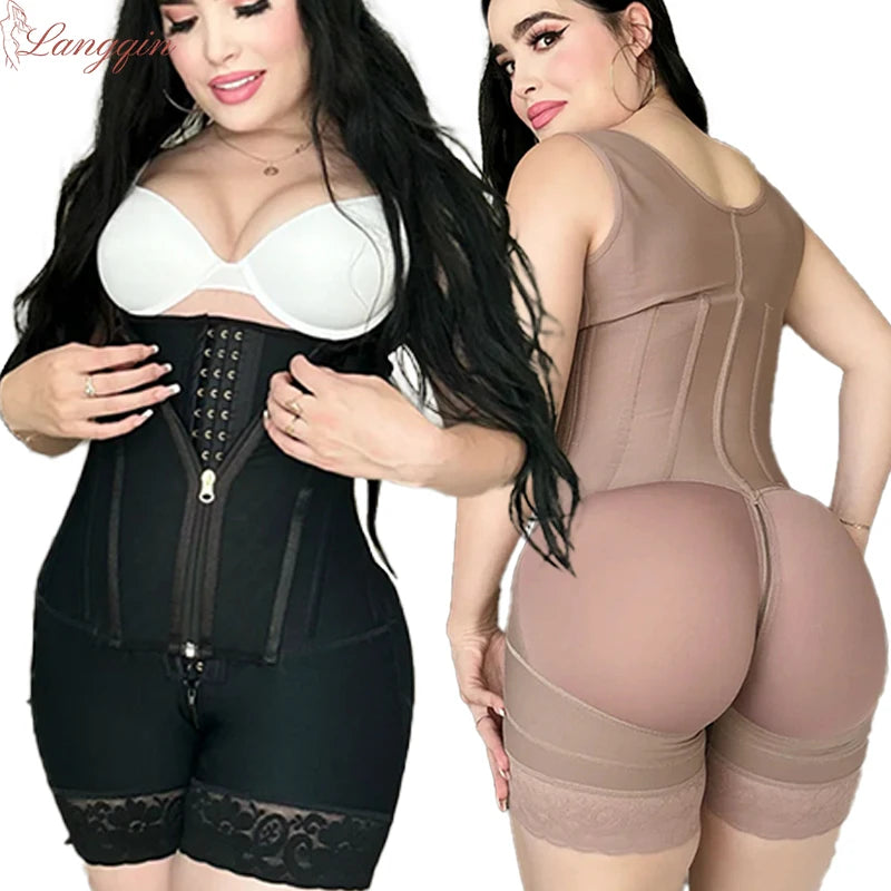 Cinta Modeladora de Alta Compressão Feminina Pós-Parto / Colombiana - 🌺 A Cinta Que Abraça Sua Nova Mulher