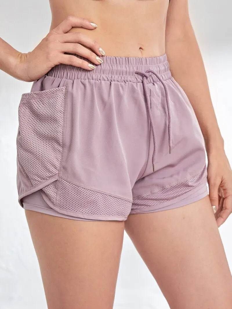🌟 Shorts Esportivos Elásticos Femininos Com Bolsos — Liberdade em Forma de Movimento.