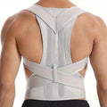 Corretor de Postura Masculino/Feminino Ajustável – Corset Costas, Cinta Lombar, Suporte Reto, Respirável (P-XXXL)