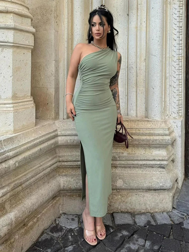 Vestido Longo de Verão Feminino com Fenda – Para Mulheres que Sabem que Ser Sexy é Ser Livre