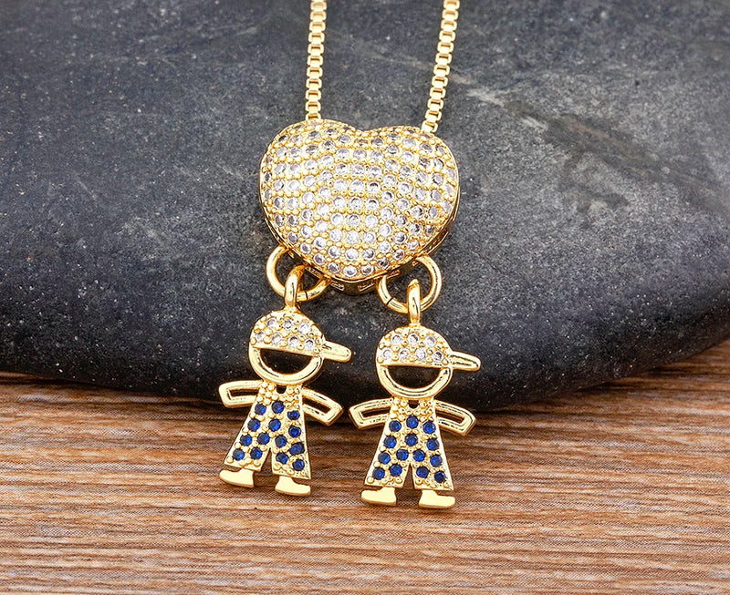 COLAR AMOR DE MÃE BNHADO A OURO 18K