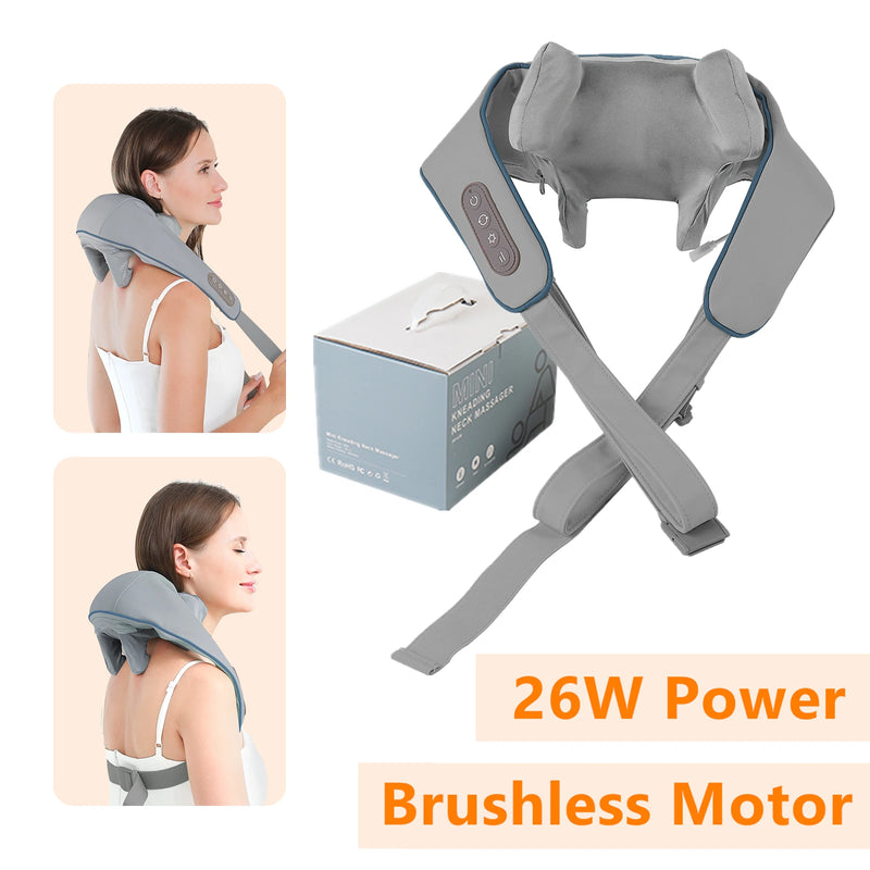 🌿 Foreverlily 26W Massageador de Pescoço e Ombros - Alívio que Toca a Alma